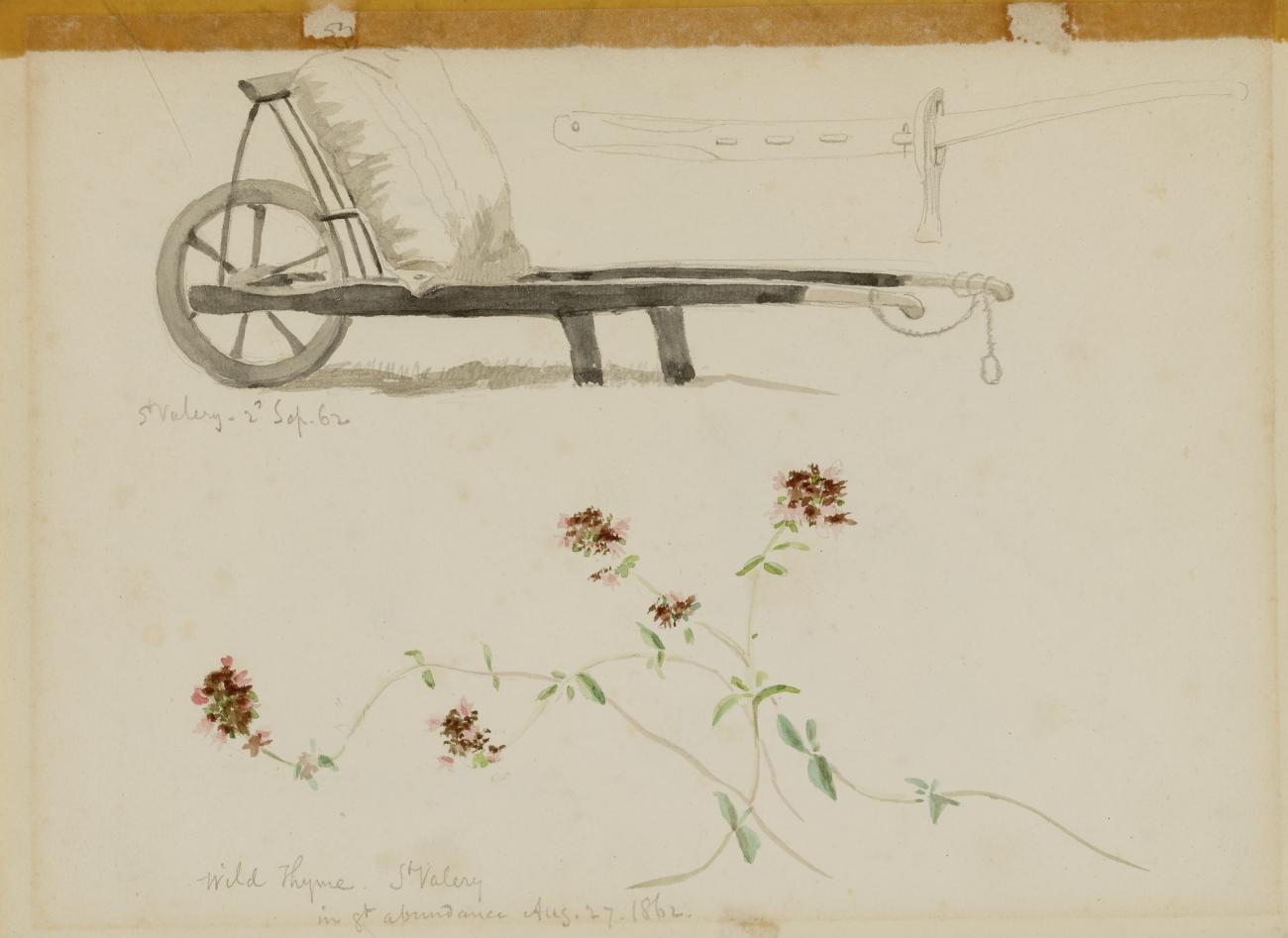 Miner Kilbourne Kellogg:St. Valery-Blow-Wild Thyme,16x12"(A3)Poster