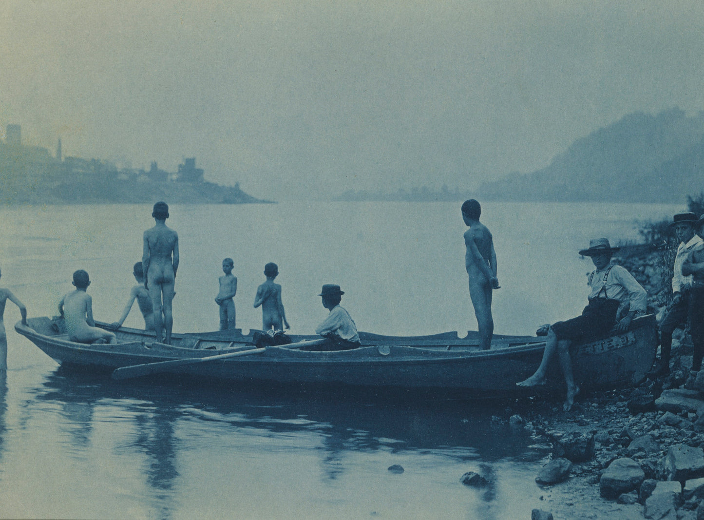 Thomas Anshutz:Boys with a Boat, Ohio River, near Wheeling, ,16x12"(A3)Poster