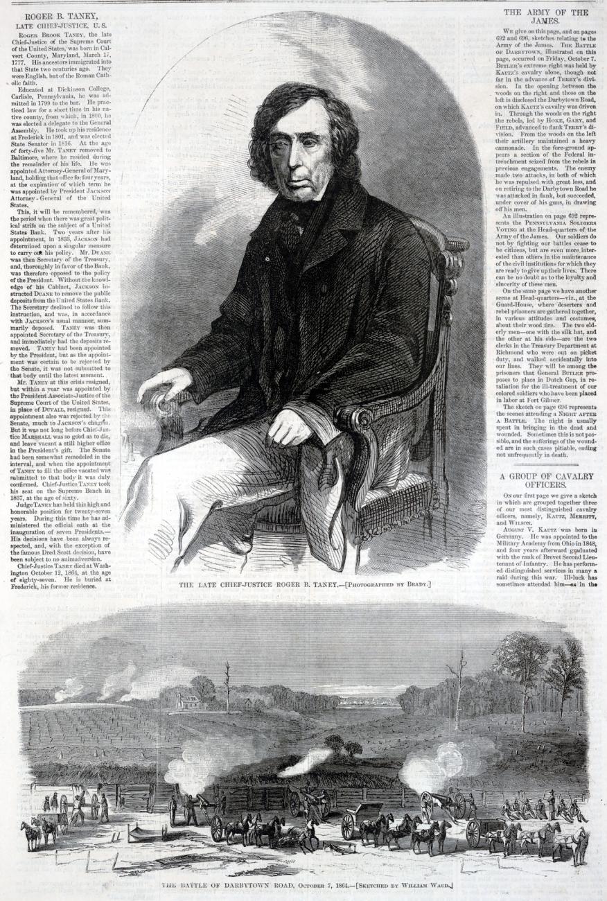 Winslow Homer:The Late Chief-Justice Roger B. Taney, from Ha,16x12"(A3)Poster