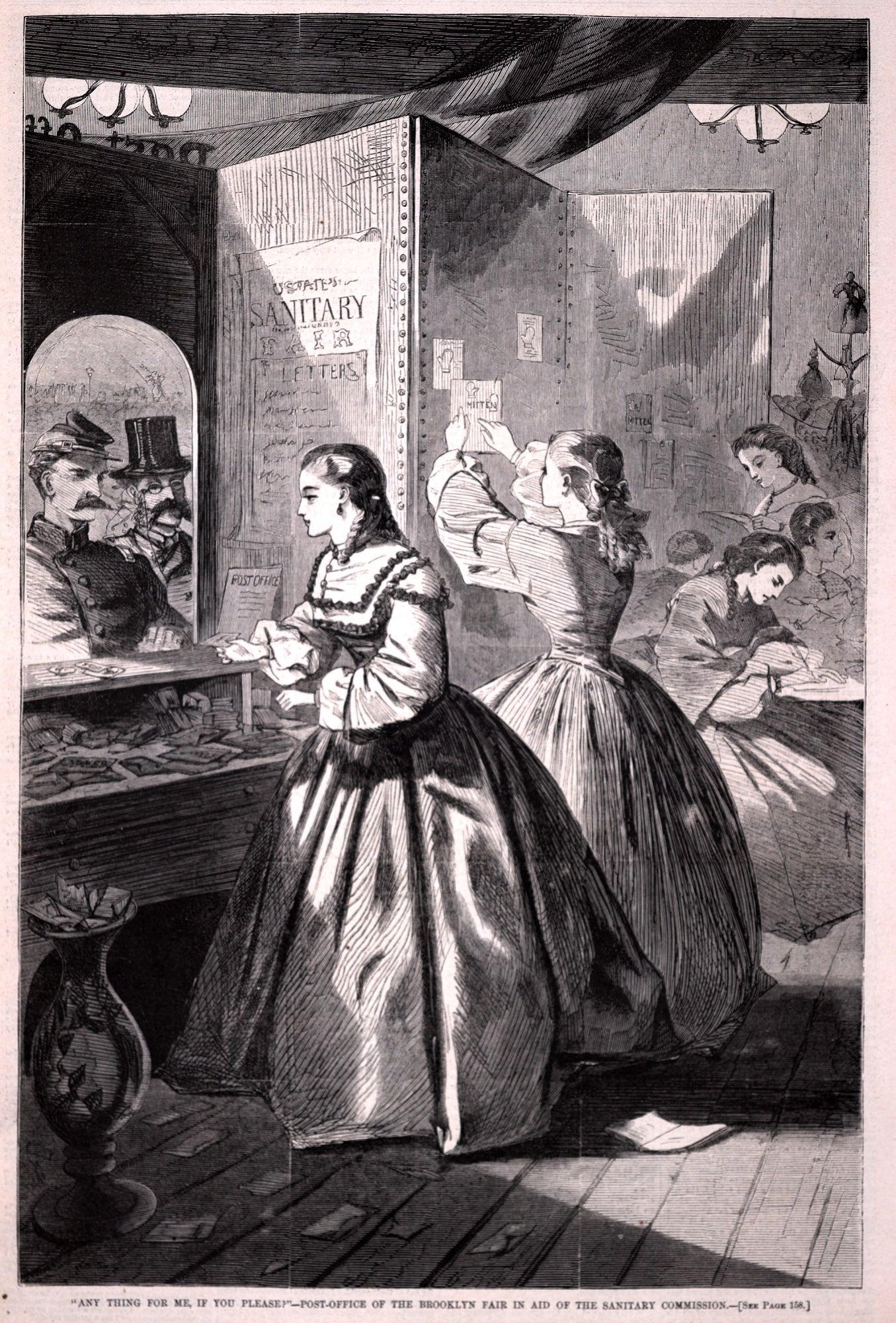 Winslow Homer:"Anything for me, if you please?"--Post-office,16x12"(A3)Poster