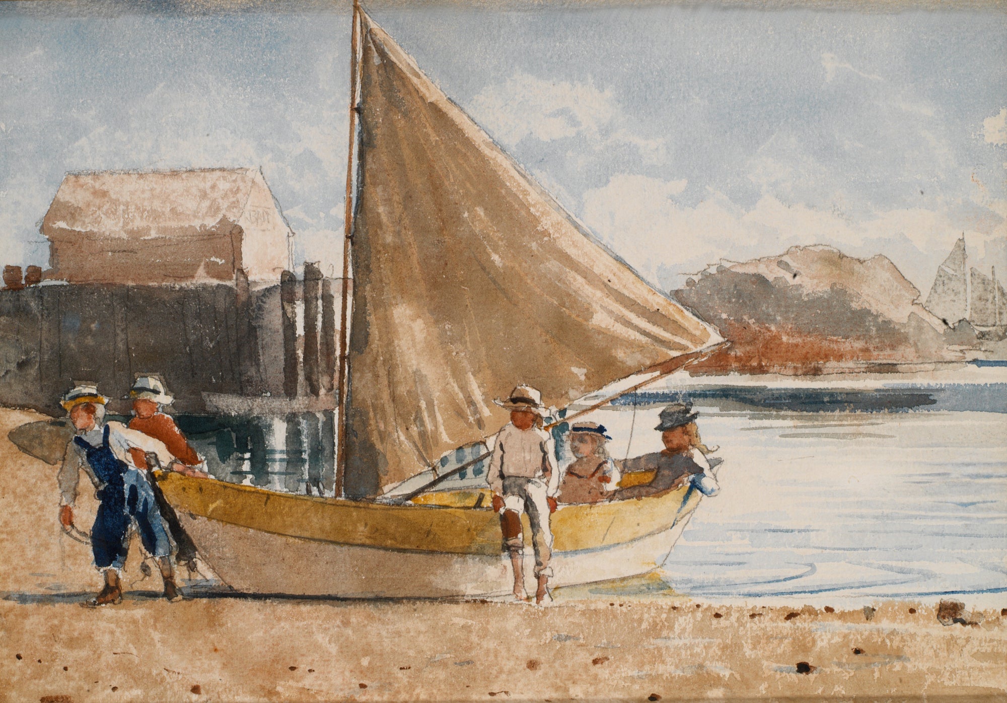 Winslow Homer:Summertime,16x12"(A3)Poster