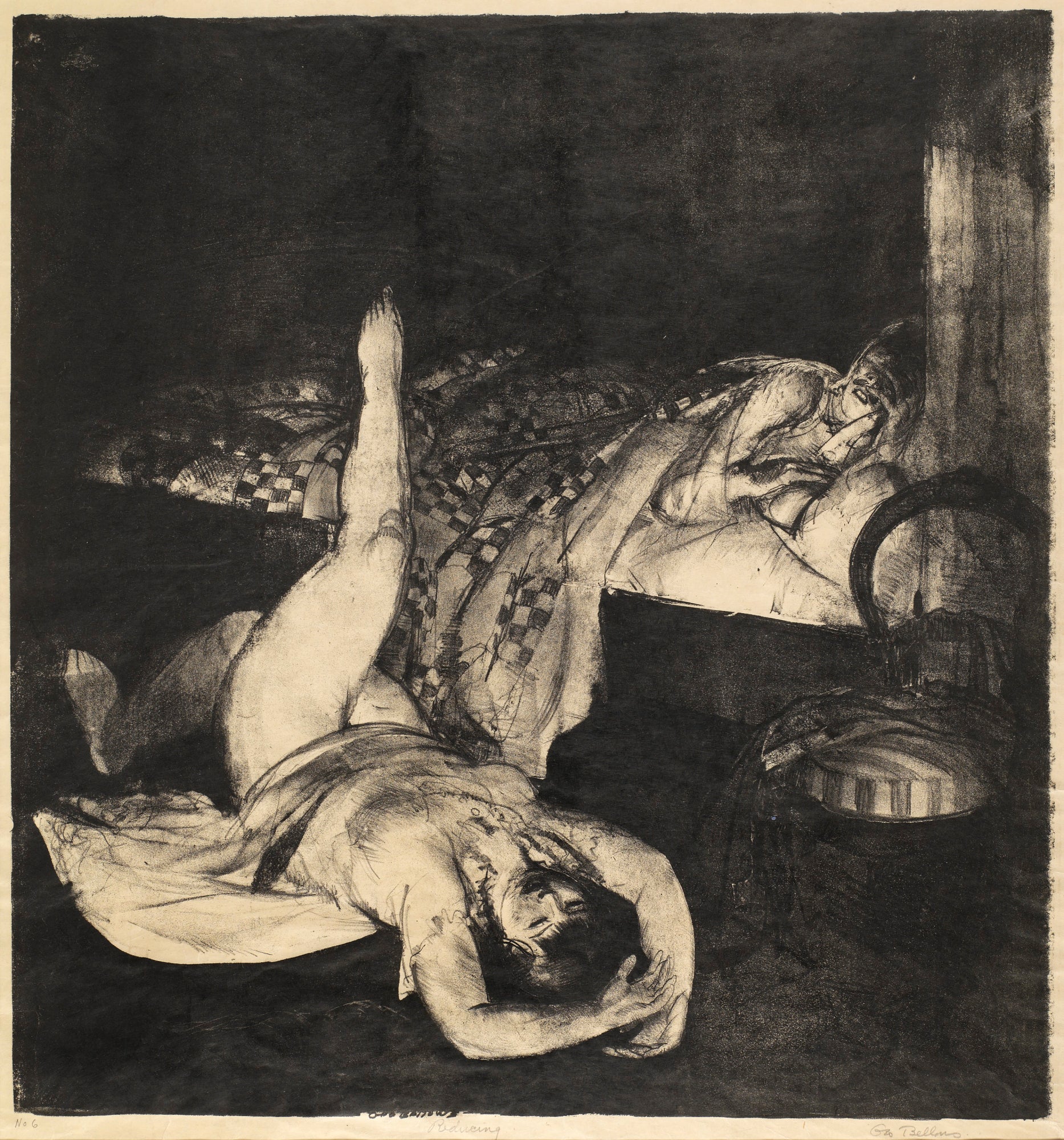 George Bellows:Reducing (Reducing Exercises),16x12"(A3)Poster
