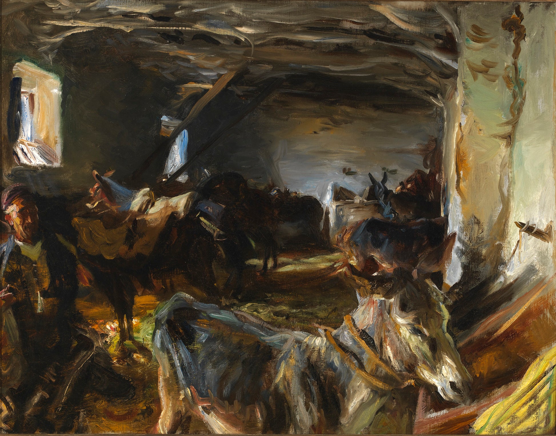 John Singer Sargent:Stable at Cuenca,16x12"(A3)Poster