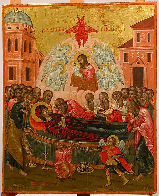 Ioannes Mokos:The Dormition of the Virgin -16x12"(A3) Poster