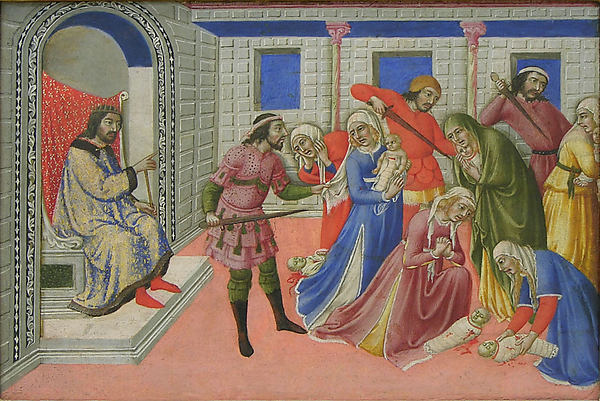 Sano di Pietro:The Massacre of the Innocents c1470-16x12"(A3) Poster