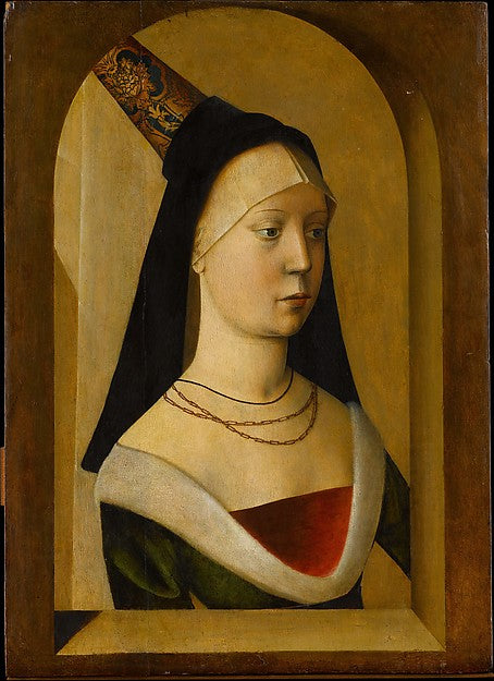 Netherlandish or French:Portrait of a Woman c1475–80-16x12"(A3) Poster