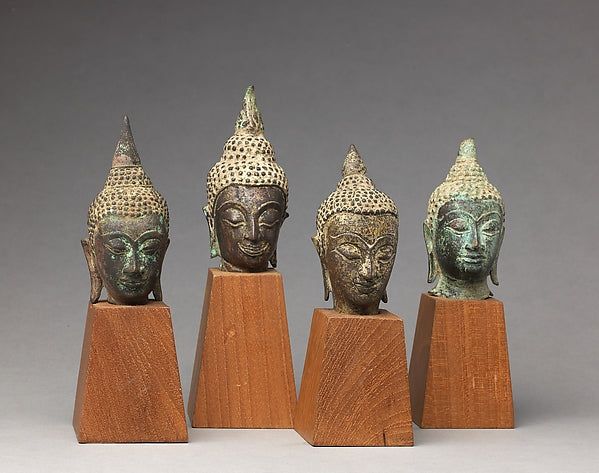 Thai , Ayutthaya period or, Thai , Bangkok period:Head of th-16x12"(A3) Poster