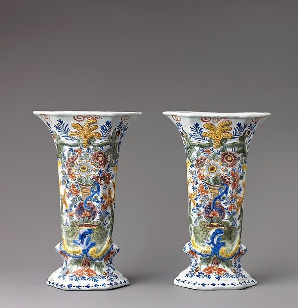 :Pair of vases 19th century-16x12"(A3) Poster