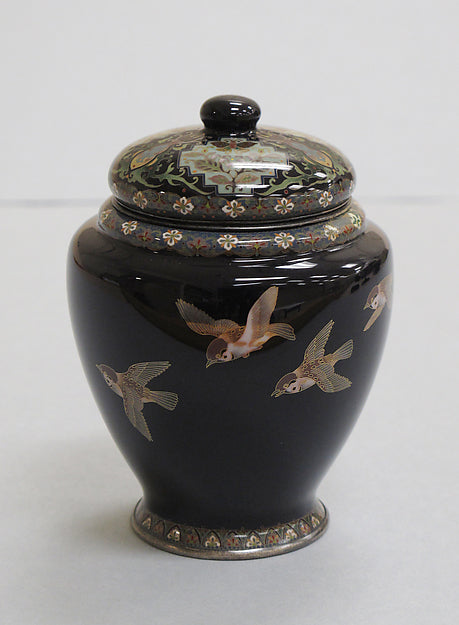   ,Covered Jar with Sparrows in Flight c190,16x12"(A3)Poster