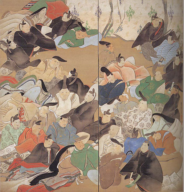 The Thirty-six Poetic Immortals mid-19th cent-Ikeda Koson,  Poster Print