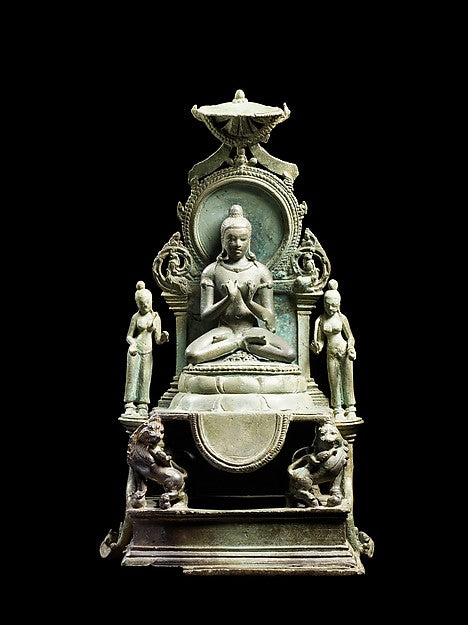 Enthroned Buddha Vairocana late 8th–9th cent,16x12"(A3)Poster