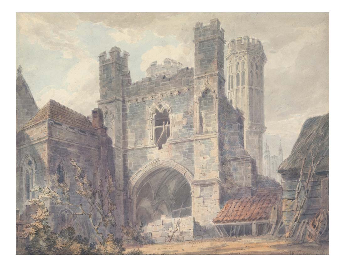 Saint Augustine's Gate, Canterbury, 1792-93 by John Mallord William Turner RA