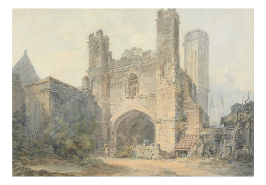 Saint Augustine's Gate, Canterbury, 1793 by John Mallord William Turner RA