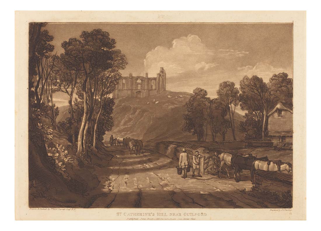 Saint Catherine's Hill Near Guilford, 1811_1 by John Mallord William Turner RA