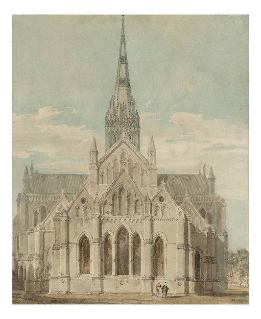 Salisbury Cathedral from the East, 1798 by John Mallord William Turner RA