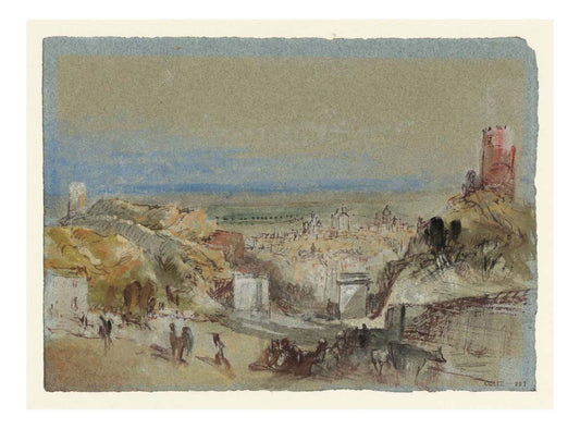 Saumur, 1830 by John Mallord William Turner RA, 12x8"(A4) Poster