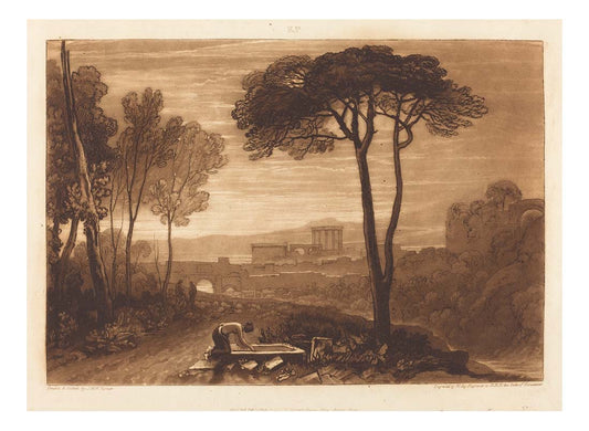 Scene in the Campagna, 1812_1 by John Mallord William Turner RA, 12x8"(A4) Poster