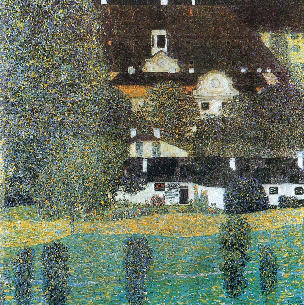 Schloss Kammer am Attersee, II - Gustav Klimt - 1909, A4 Poster Print