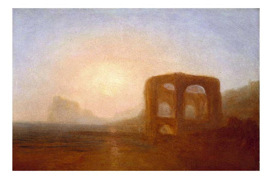Seacoast with Ruin, probably the Bay of Baiae, 1828 by John Mallord William Turner RA