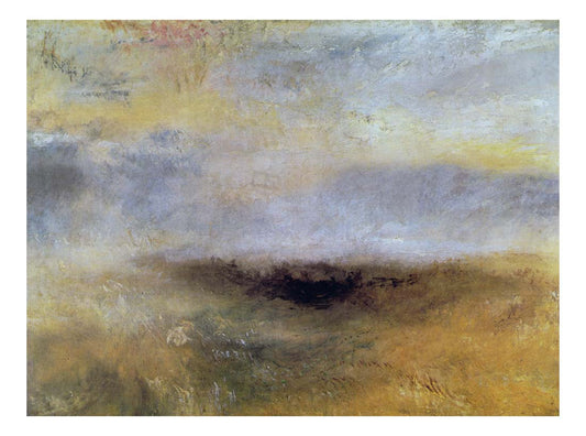 Seascape with Storm Coming on, 1840 by John Mallord William Turner RA, 12x8"(A4) Poster