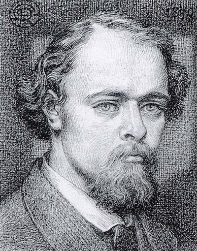 Self-Portrait, 1870 by Dante Gabriel Rossetti, English Pre-Raphaelite Painter,16x12"(A3) Poster Print