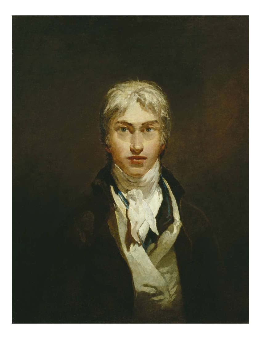 Self Portrait, 1799 by John Mallord William Turner RA, 12x8"(A4) Poster