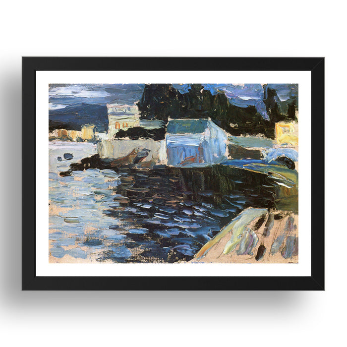 Sestri Evening 1905 by Wassily Kandinsky, 17x13