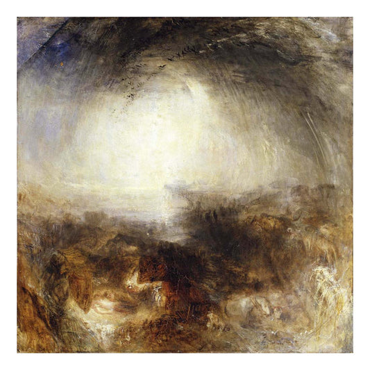 Shade and Darkness - the Evening of the Deluge, 1843 by John Mallord William Turner RA