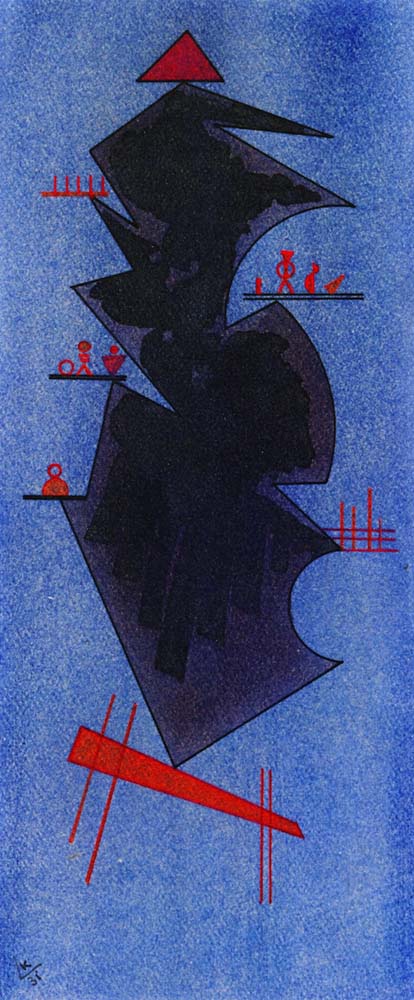 Shadow - Wassily Kandinsky -1931 by Wassily Kandinsky, 16x12"(A3) Poster Print