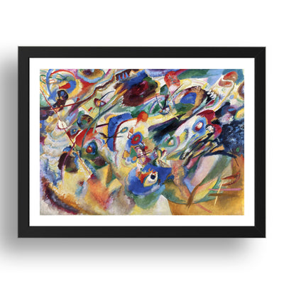 Sketch 2 for Composition VII [1913] 1913 by Wassily Kandinsky, 17x13" Frame