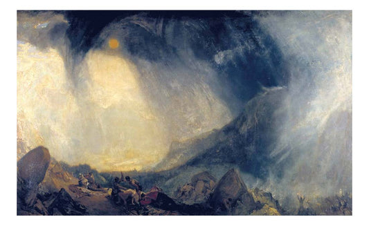 Snow Storm - Hannibal and his Army Crossing the Alps, 1812 by John Mallord William Turner RA