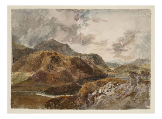 Snowdon and Dinas Emrys from above Beddgelert, 1799 by John Mallord William Turner RA