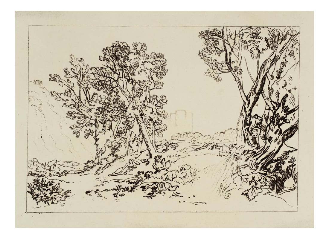Solitude, 1814 by John Mallord William Turner RA, 12x8"(A4) Poster