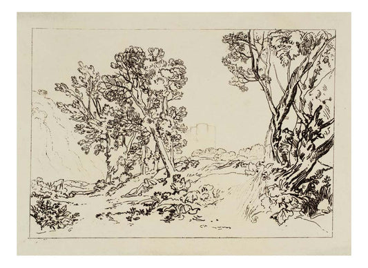 Solitude, 1814 by John Mallord William Turner RA, 12x8"(A4) Poster