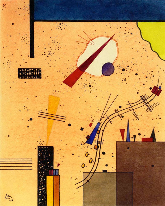 Spray - Wassily Kandinsky -1924 by Wassily Kandinsky, 16x12"(A3) Poster Print