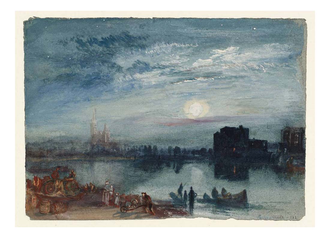 St-Denis, 1833 by John Mallord William Turner RA