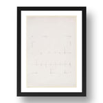 Stanislav Kolibal: Untitled (2), modernist artwork, A3 Size Reproduction Poster Print in 17x13" Black Frame