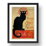 Black Cat by Theophile Alexandre Steinlen (Tournee du chat noir), 1896, Framed Poster