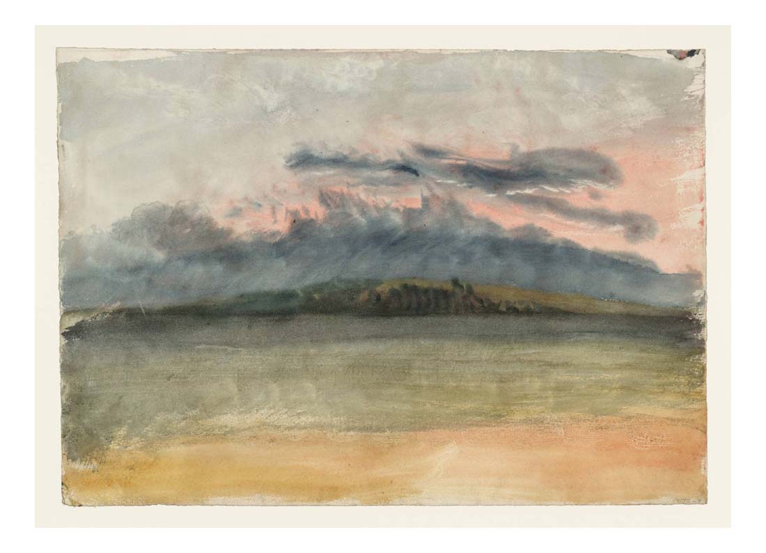 Storm Clouds, Sunset with a Pink Sky, 1824 by John Mallord William Turner RA, 12x8"(A4) Poster