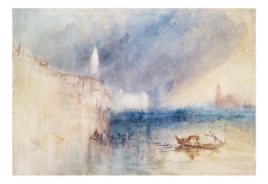 Storm at the Mouth of the Grand Canal, Venice, 1840 by John Mallord William Turner RA, 12x8"(A4) Poster