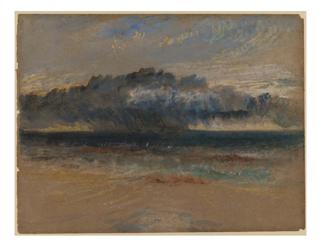 Storm on Margate Sands, 1835-40 by John Mallord William Turner RA, 12x8"(A4) Poster