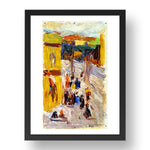 Street Corner 1901 1903 by Wassily Kandinsky, 17x13" Frame