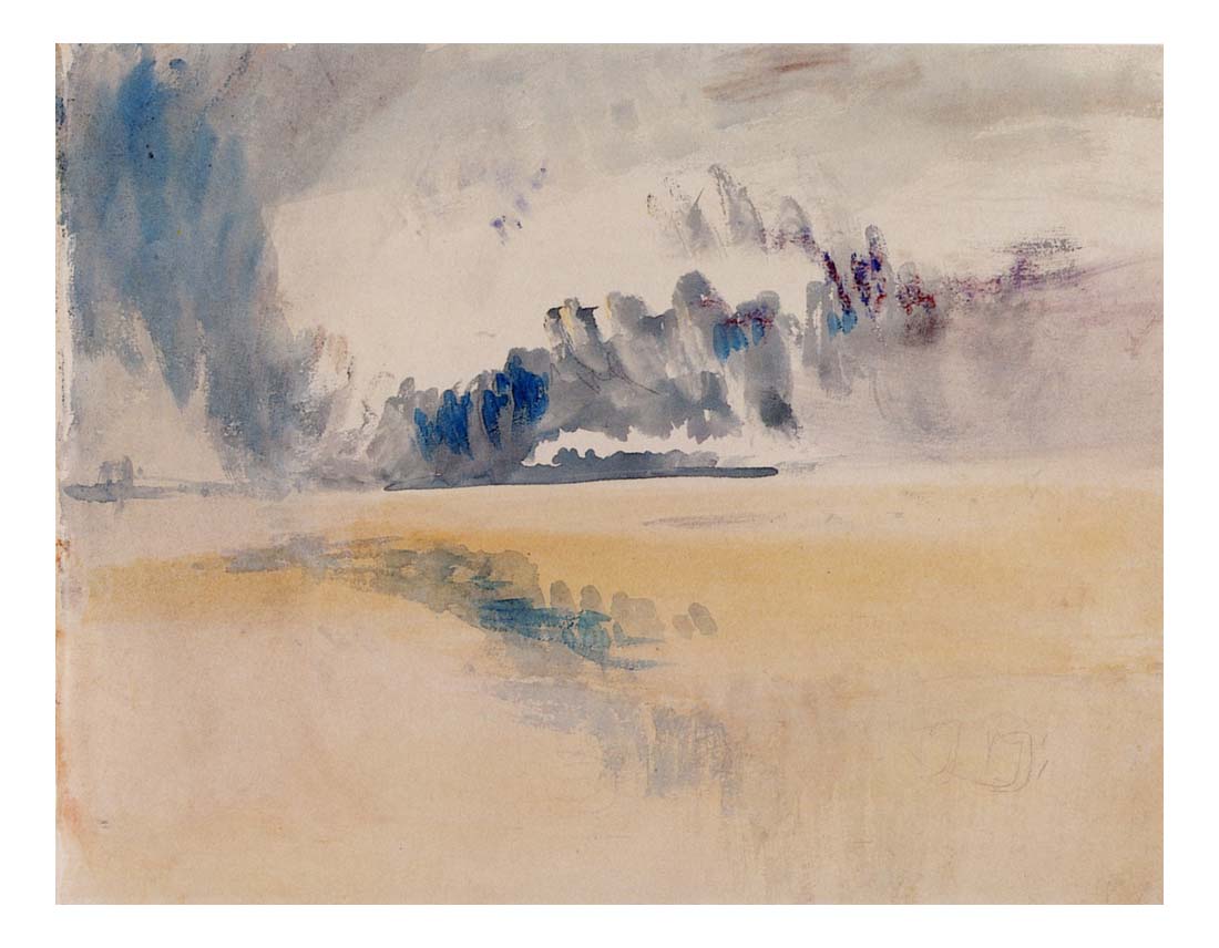 Study of Clouds and Wet Sand, 1845 by John Mallord William Turner RA