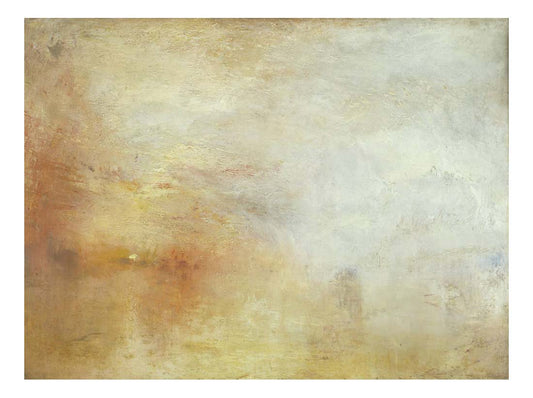 Sun Setting over a Lake, 1840 by John Mallord William Turner RA, 12x8"(A4) Poster