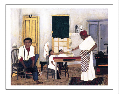 Sunday Morning Breakfast 1943 by Horace Pippin, Classic African American artwork, 16x12" (A3) Poster Print