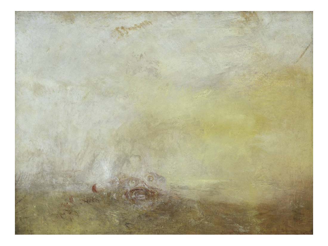 Sunrise with Sea Monsters, 1845 by John Mallord William Turner RA, 12x8"(A4) Poster