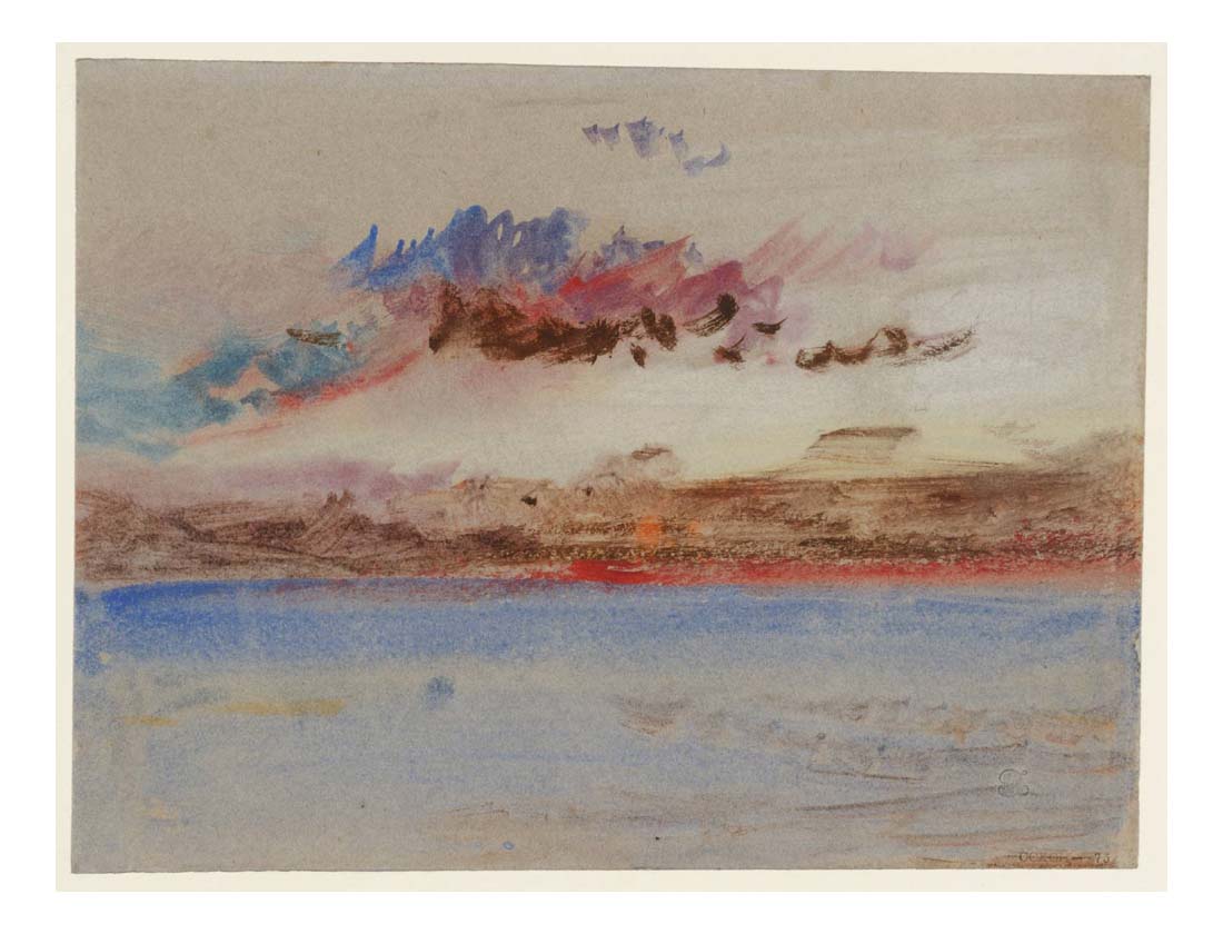 Sunset, 1834 by John Mallord William Turner RA, 12x8"(A4) Poster