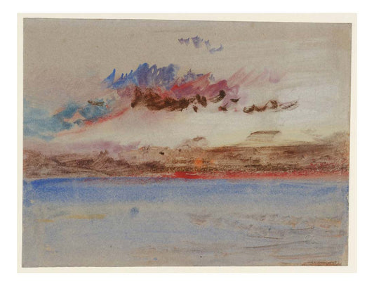 Sunset, 1834 by John Mallord William Turner RA, 12x8"(A4) Poster