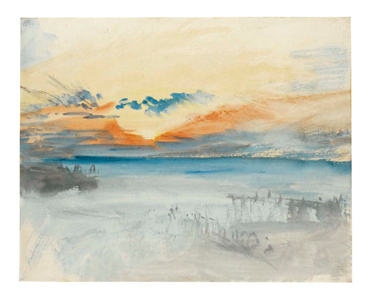 Sunset over Water by John Mallord William Turner RA