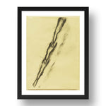 Susan Rothenberg: Untitled (2), modernist artwork, A3 Size Reproduction Poster Print in 17x13" Black Frame